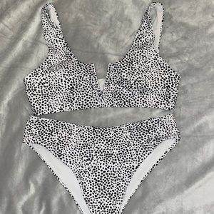 Dalmatian Print Swimsuit